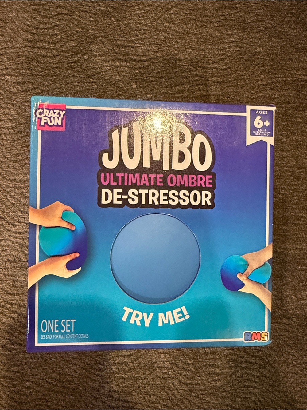 RMS Crazy Fun Jumbo Ultimate Ombre De-Stressor - Blue